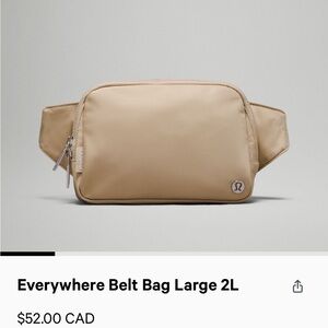 [SOLD] Lululemon Belt Bag | 2L (Trench)